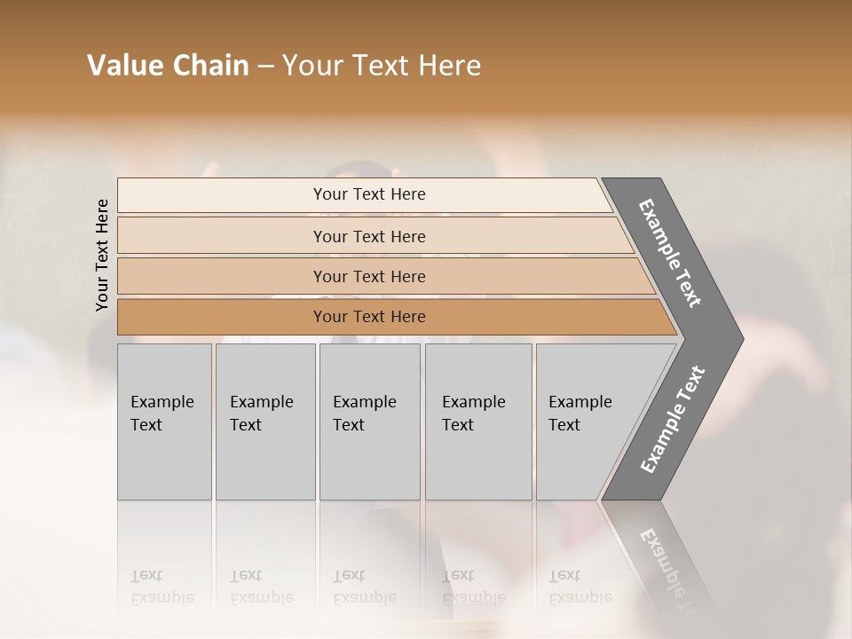 Hands Primary Middle PowerPoint Template