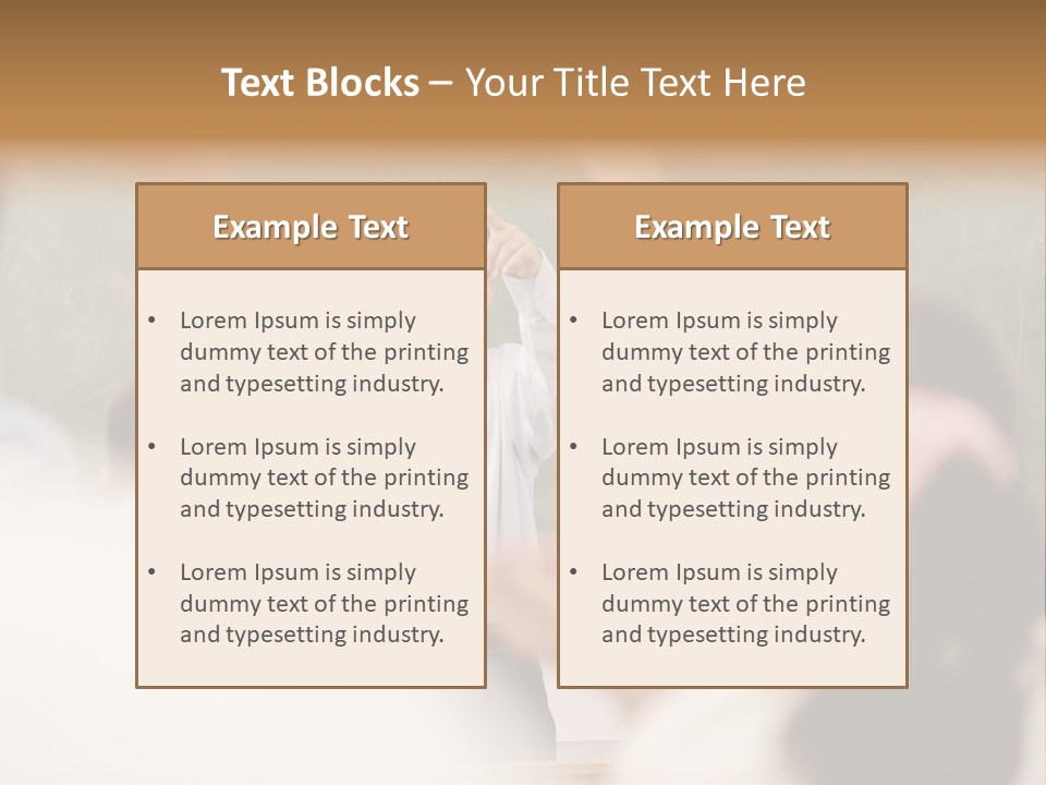 Hands Primary Middle PowerPoint Template