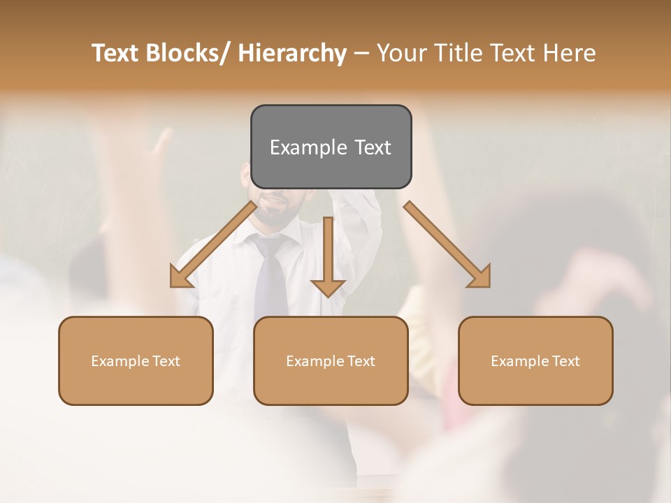 Hands Primary Middle PowerPoint Template