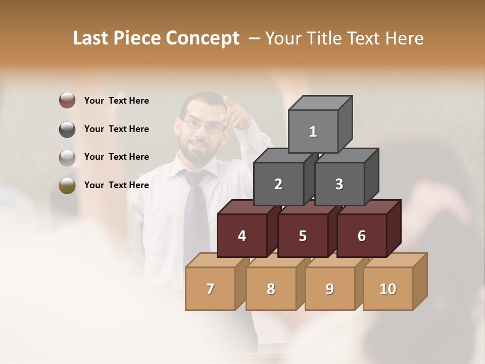 Hands Primary Middle PowerPoint Template