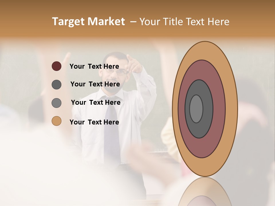 Hands Primary Middle PowerPoint Template