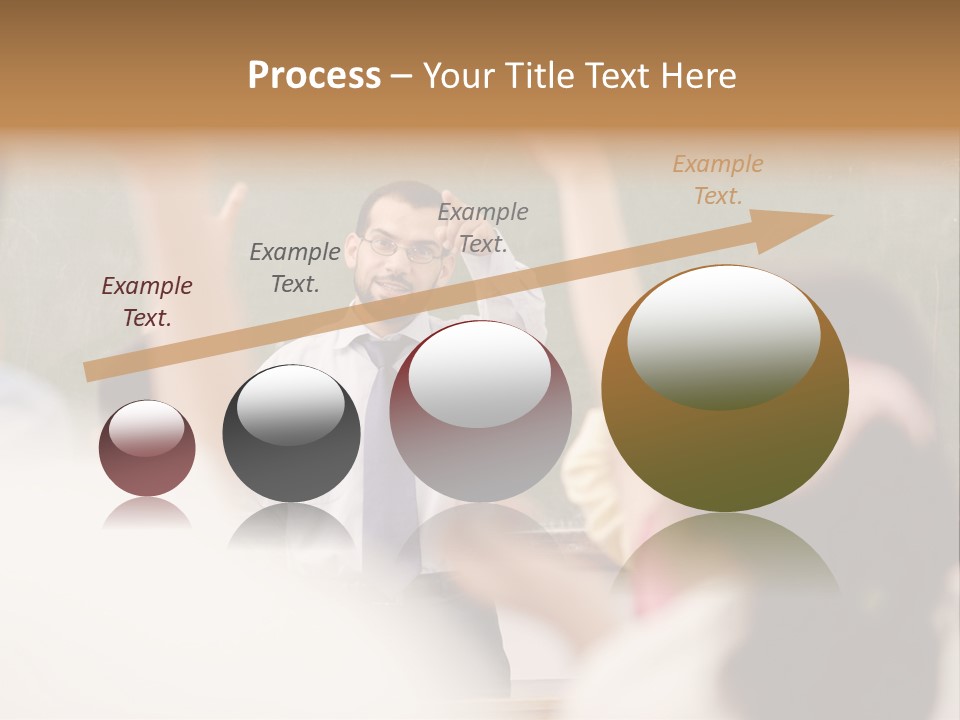 Hands Primary Middle PowerPoint Template