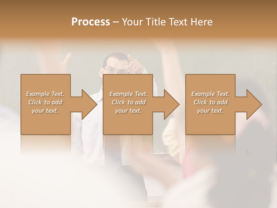 Hands Primary Middle PowerPoint Template
