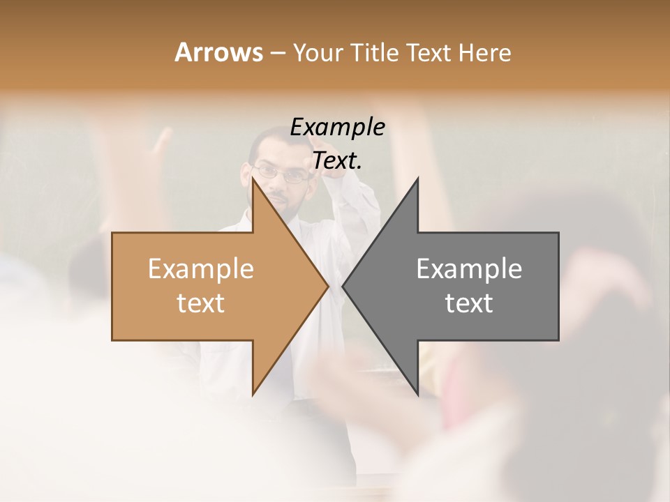 Hands Primary Middle PowerPoint Template
