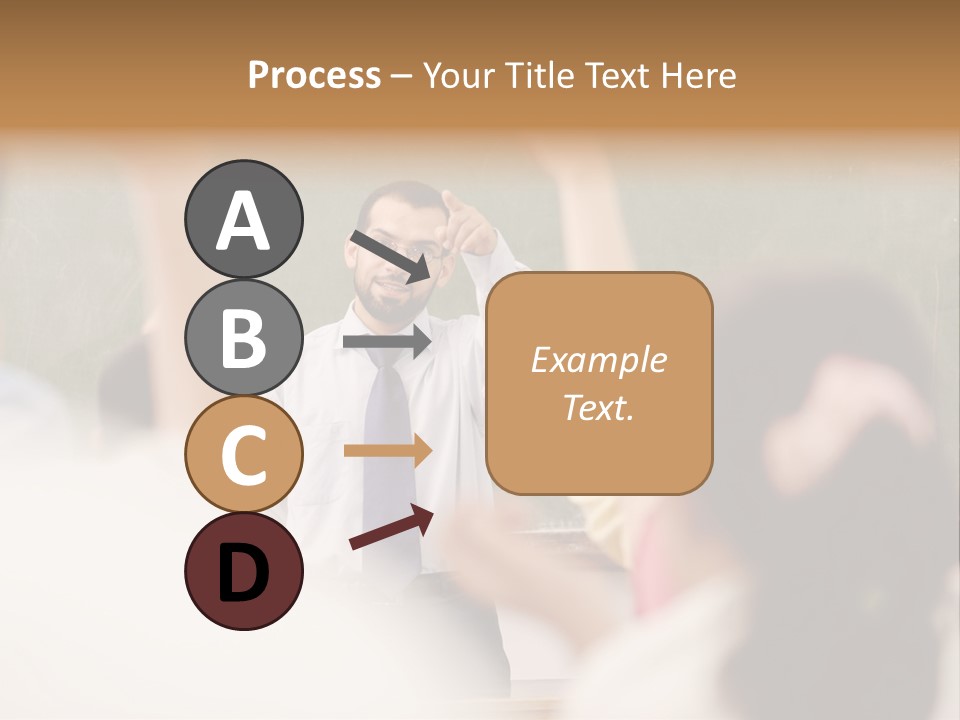Hands Primary Middle PowerPoint Template