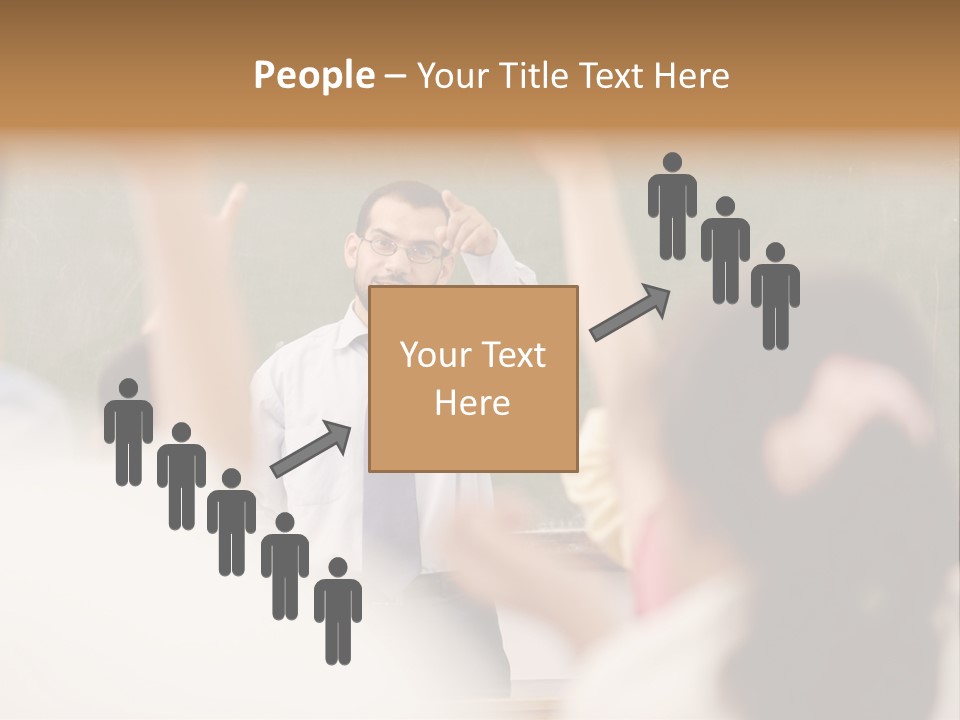 Hands Primary Middle PowerPoint Template