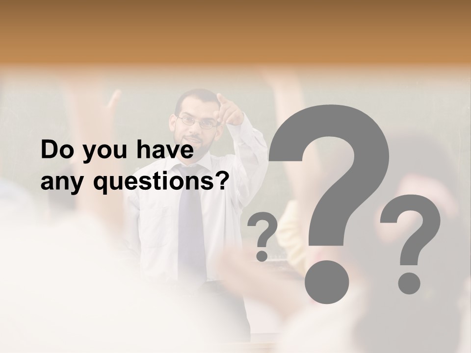 Hands Primary Middle PowerPoint Template