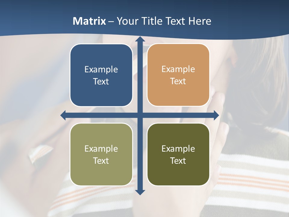 Open Child Dent PowerPoint Template