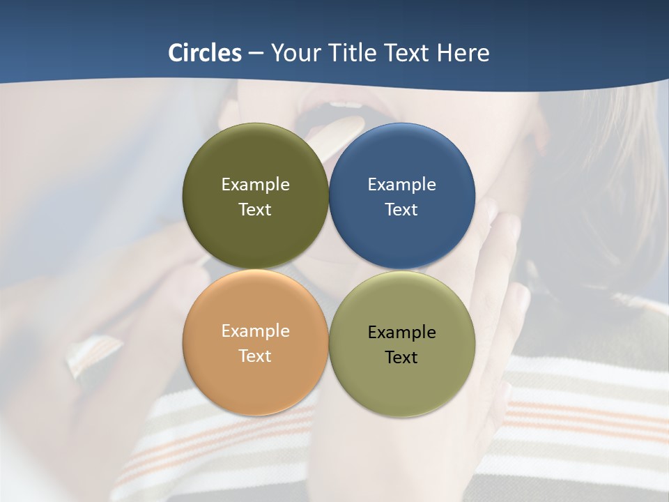 Open Child Dent PowerPoint Template