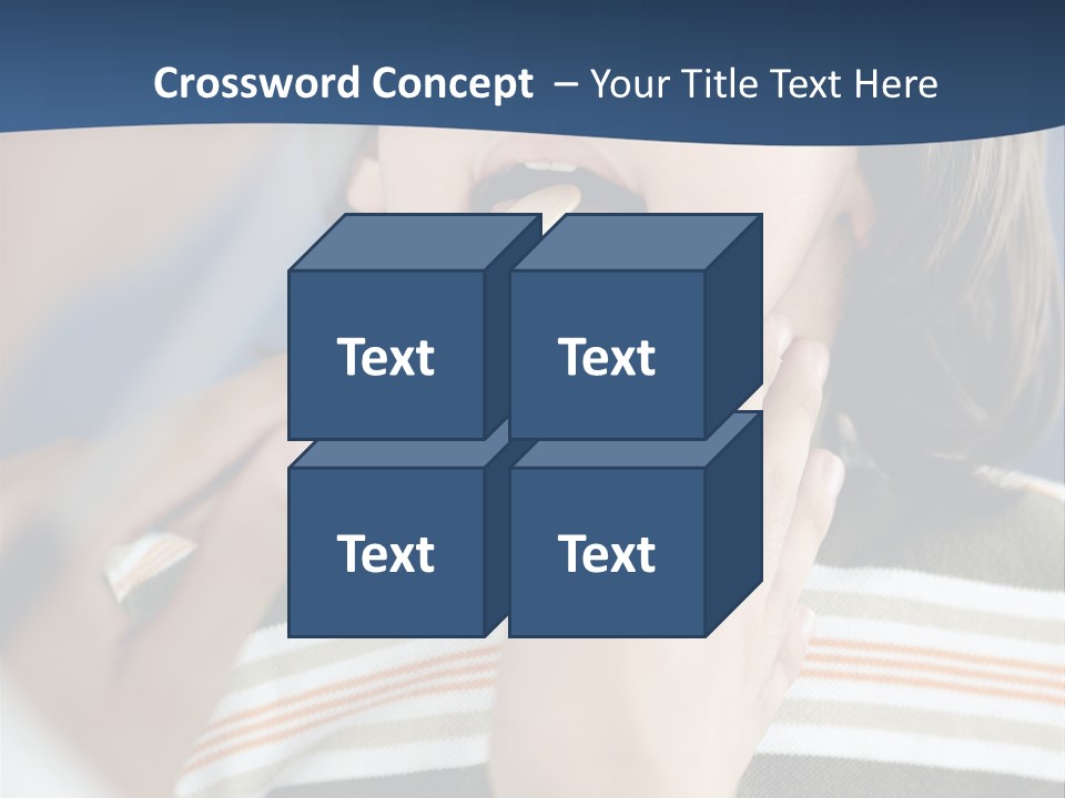 Open Child Dent PowerPoint Template