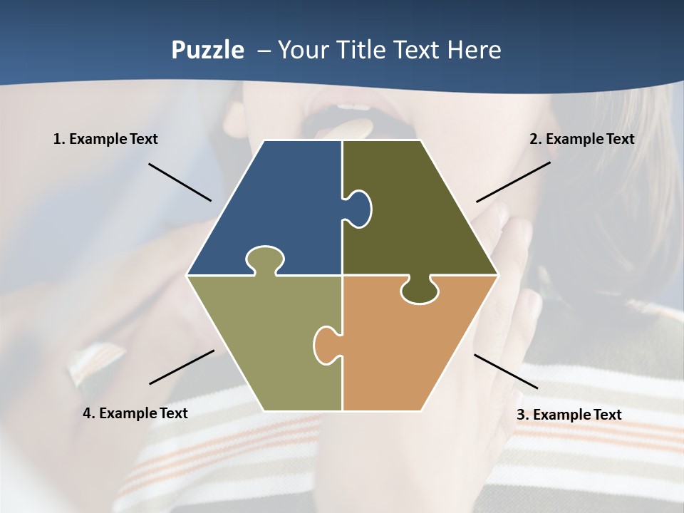 Open Child Dent PowerPoint Template