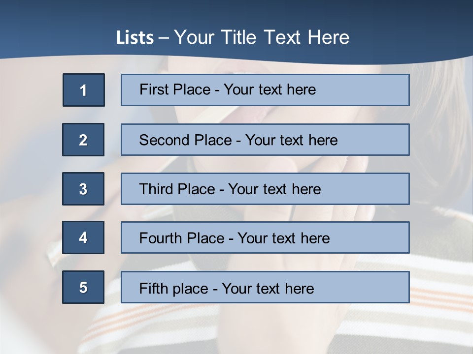 Open Child Dent PowerPoint Template