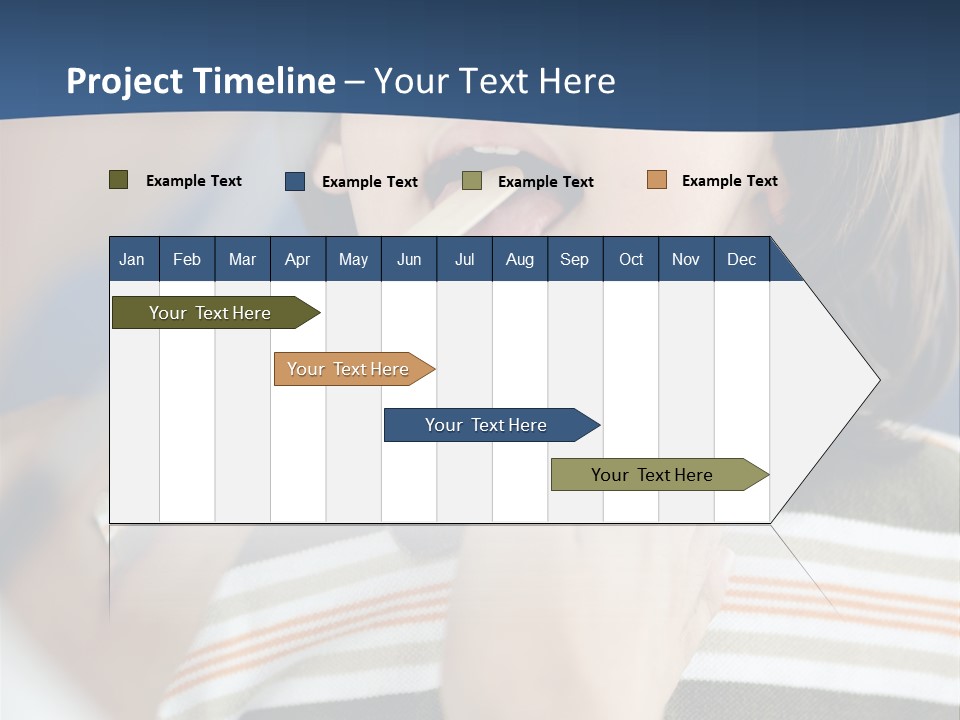 Open Child Dent PowerPoint Template