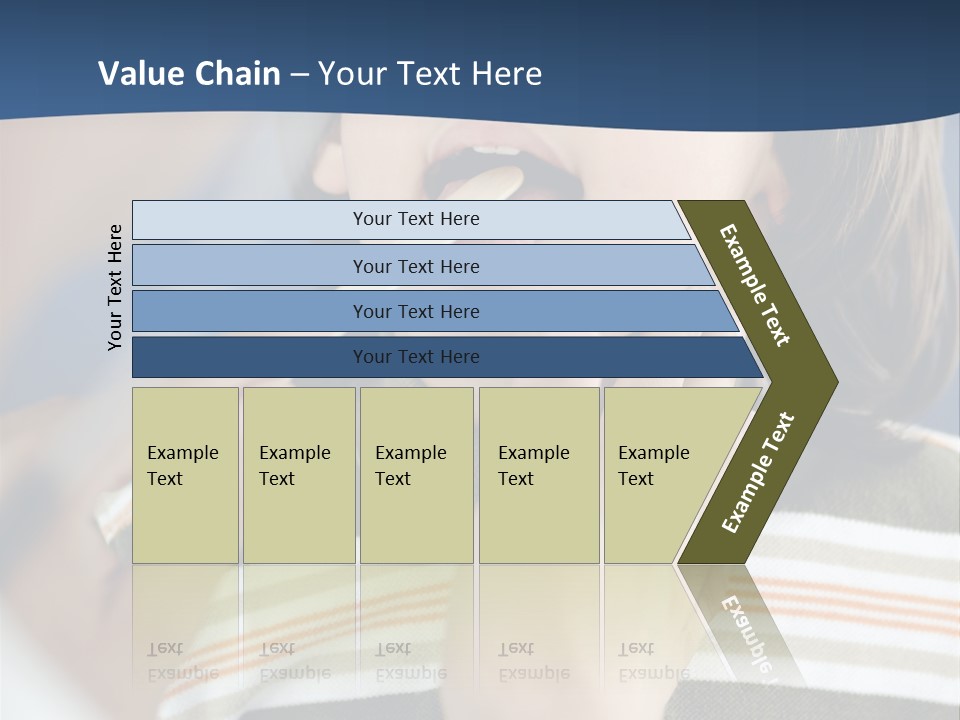 Open Child Dent PowerPoint Template