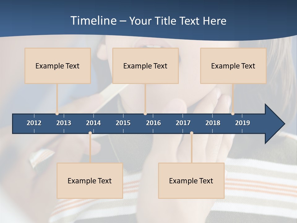 Open Child Dent PowerPoint Template