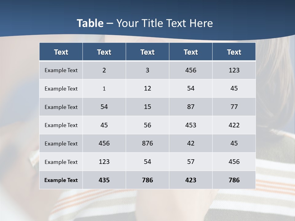 Open Child Dent PowerPoint Template