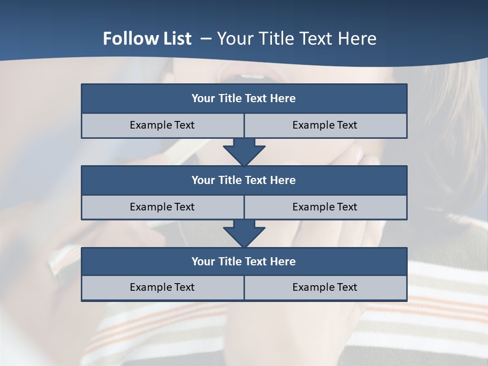 Open Child Dent PowerPoint Template