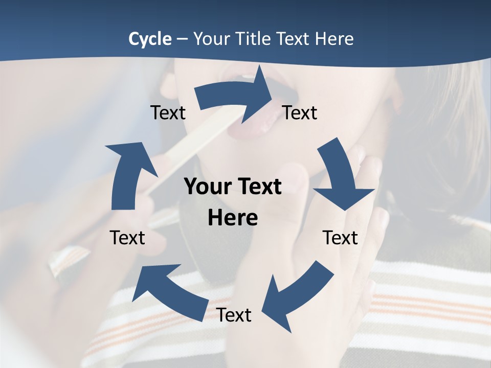 Open Child Dent PowerPoint Template