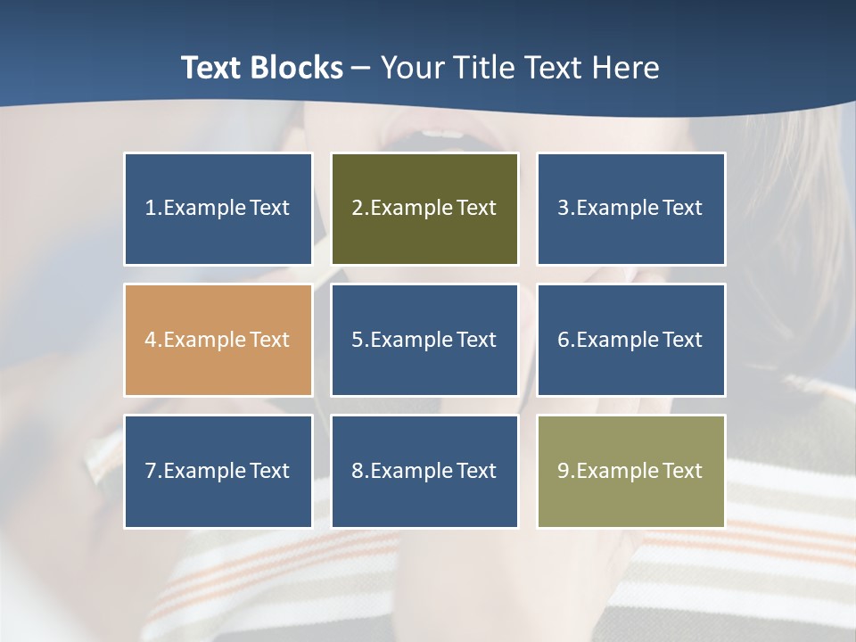 Open Child Dent PowerPoint Template