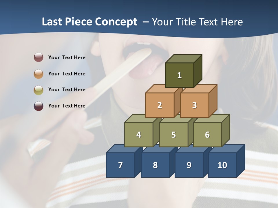 Open Child Dent PowerPoint Template