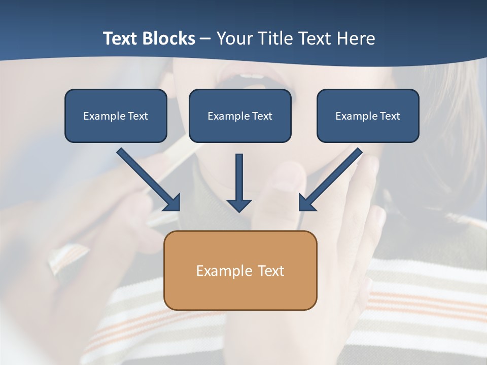 Open Child Dent PowerPoint Template