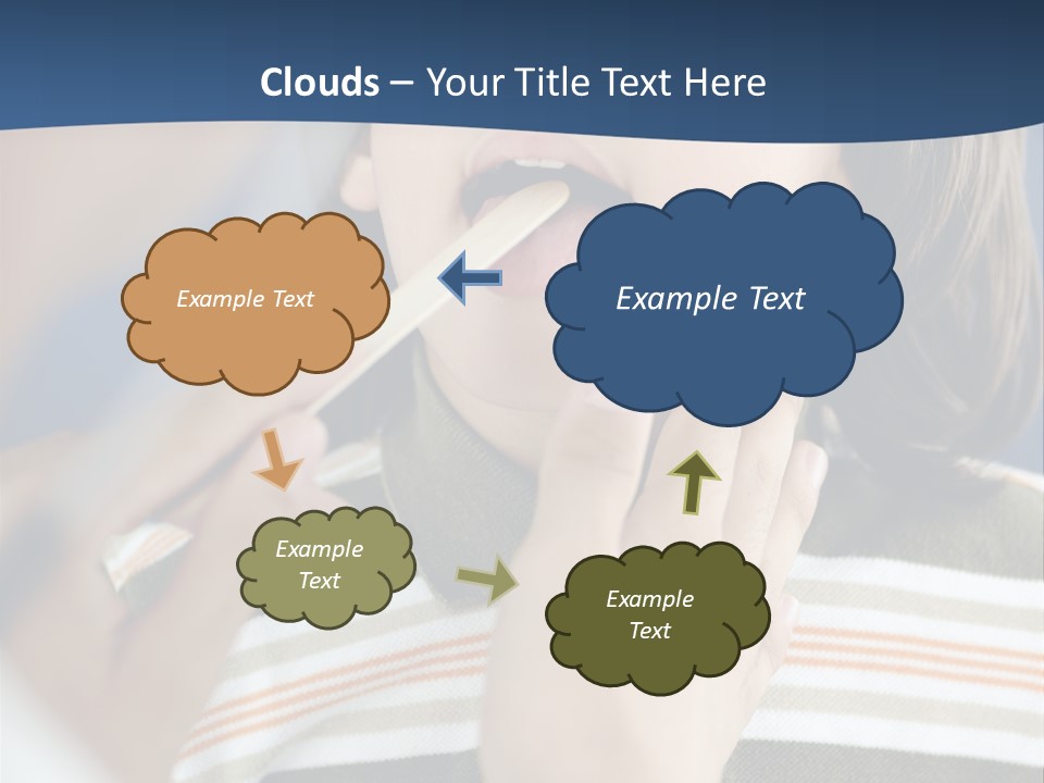 Open Child Dent PowerPoint Template