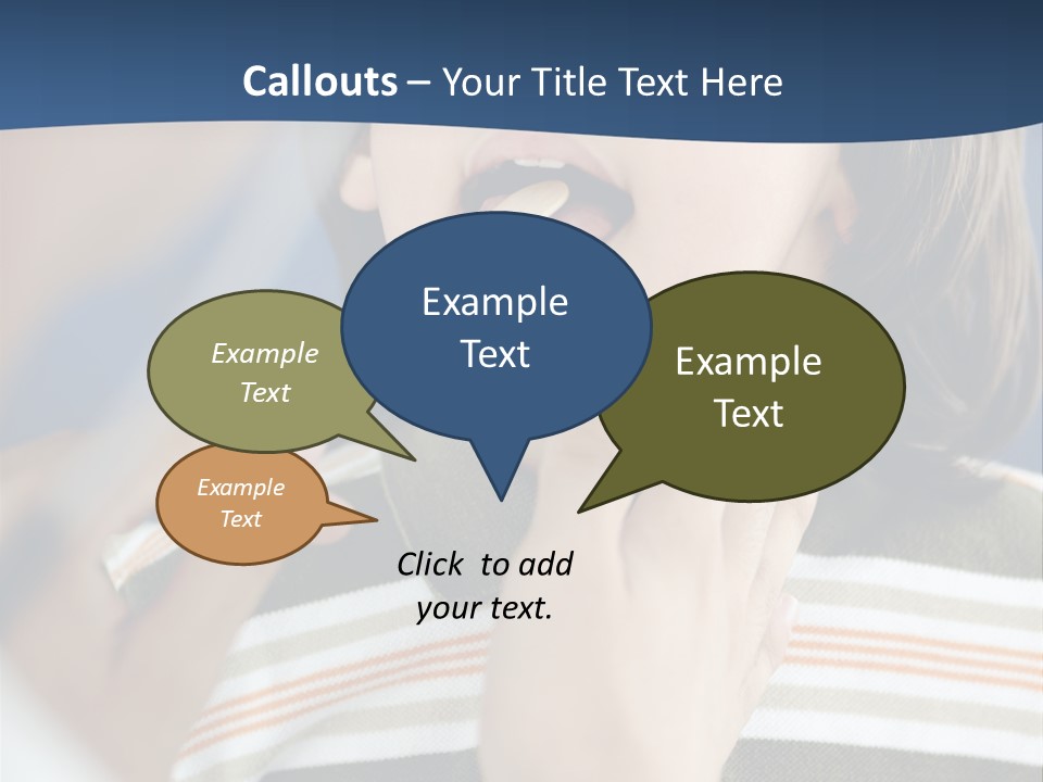 Open Child Dent PowerPoint Template