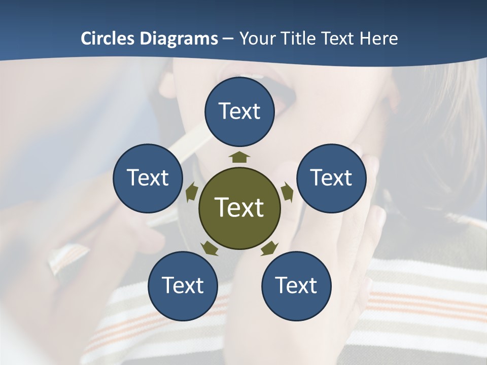 Open Child Dent PowerPoint Template