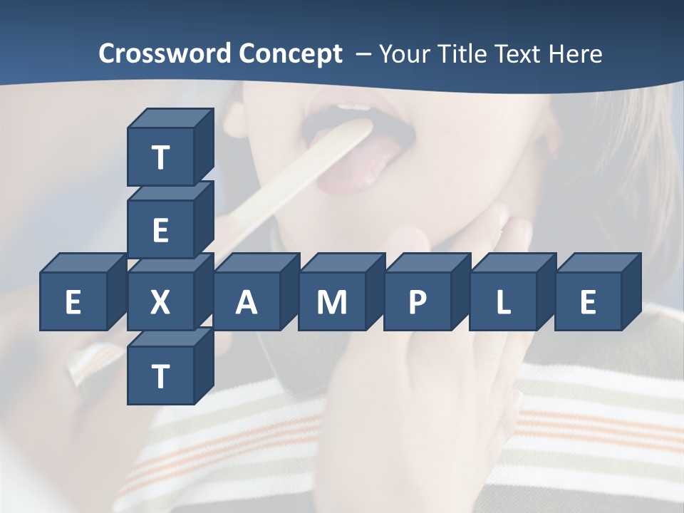 Open Child Dent PowerPoint Template