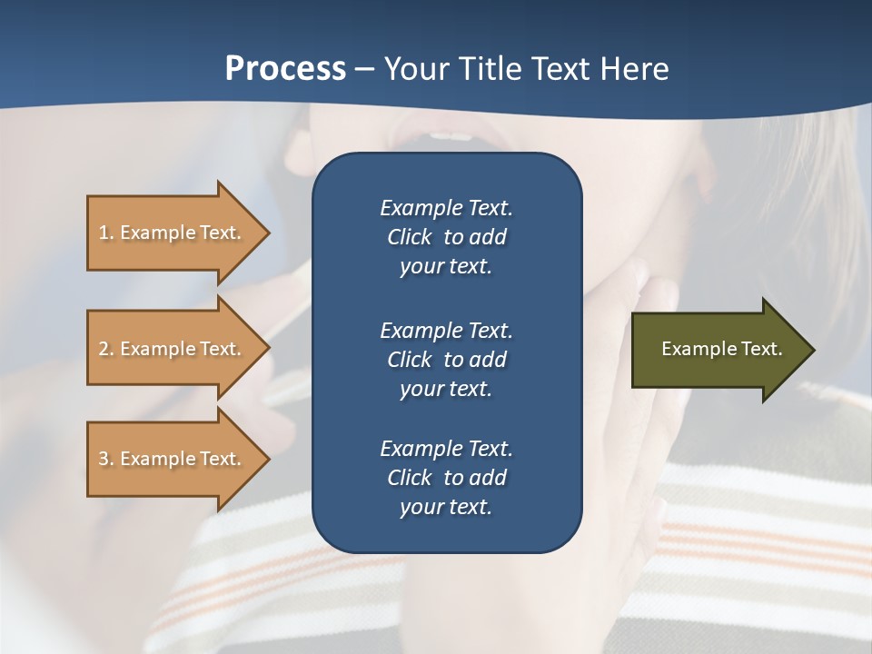 Open Child Dent PowerPoint Template