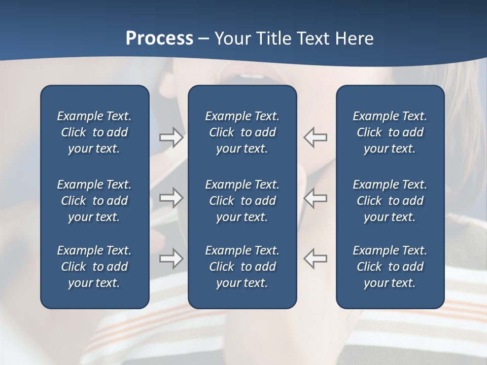 Open Child Dent PowerPoint Template