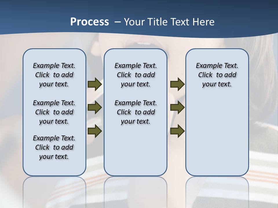Open Child Dent PowerPoint Template