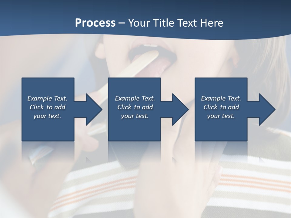 Open Child Dent PowerPoint Template