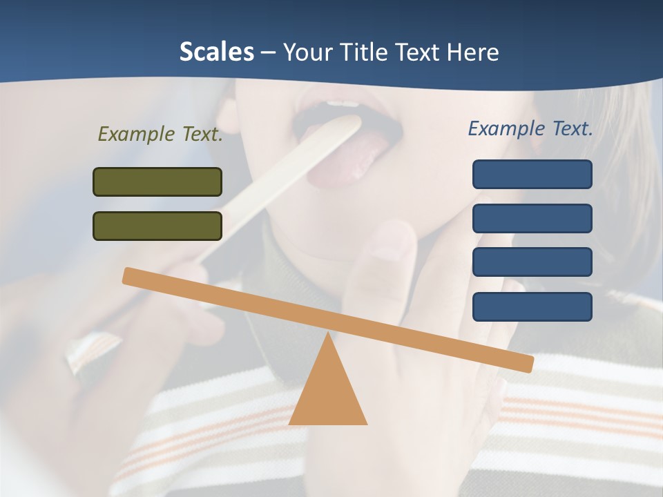 Open Child Dent PowerPoint Template