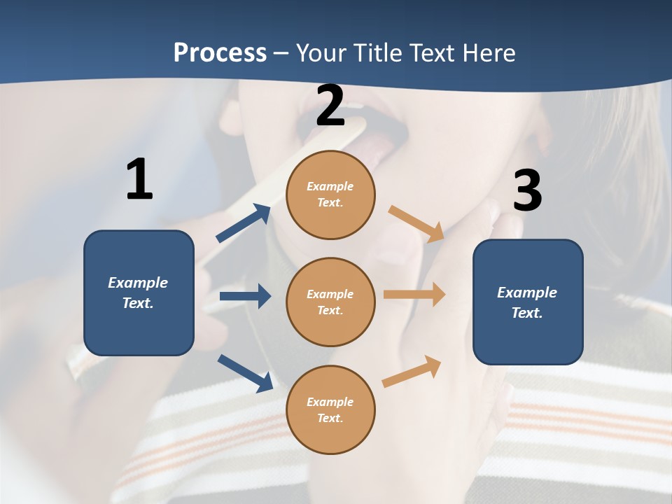 Open Child Dent PowerPoint Template