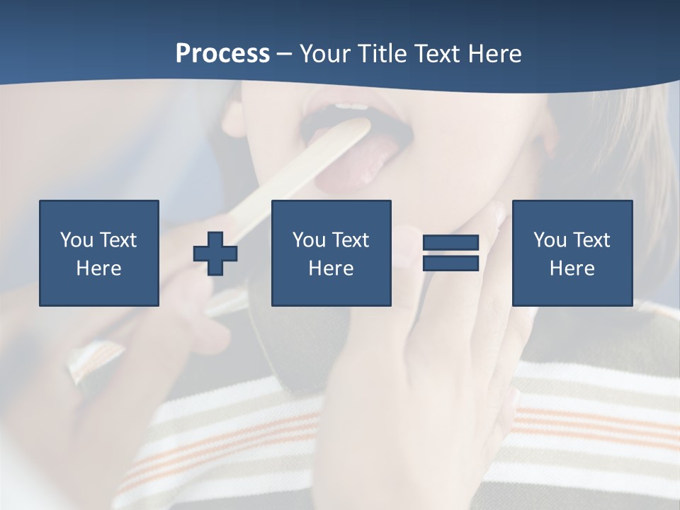 Open Child Dent PowerPoint Template