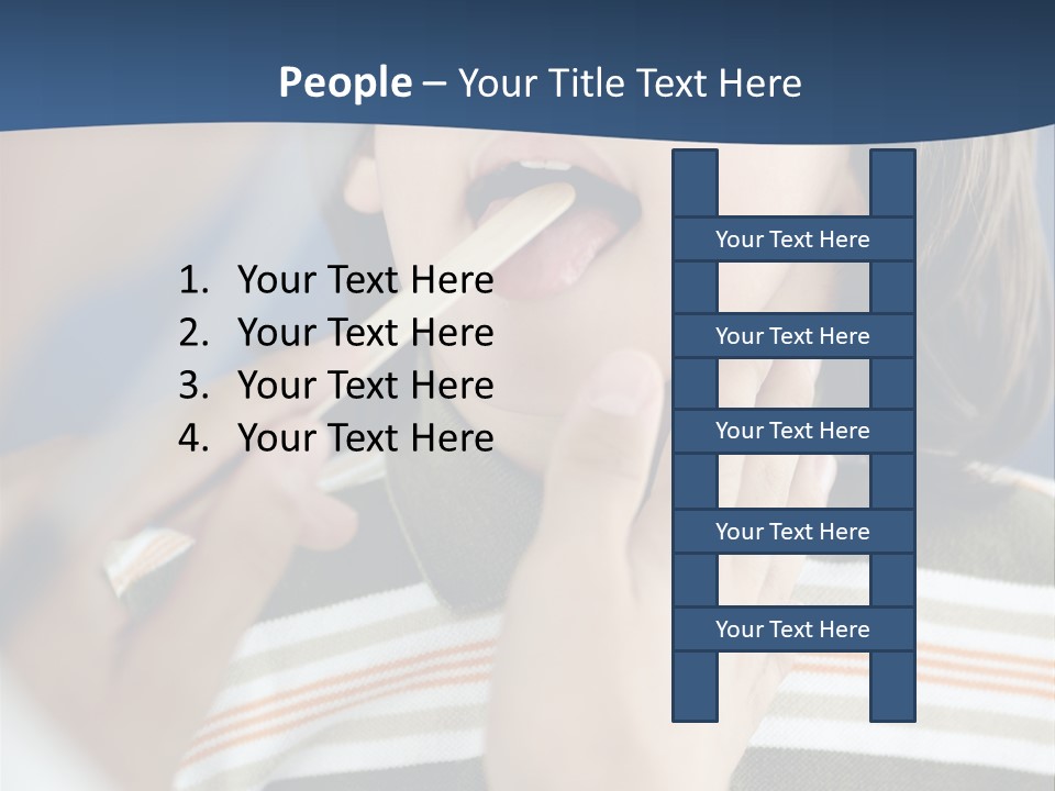 Open Child Dent PowerPoint Template