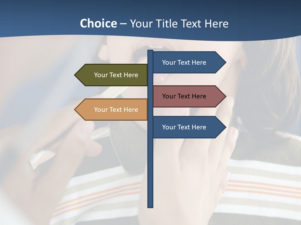 Open Child Dent PowerPoint Template