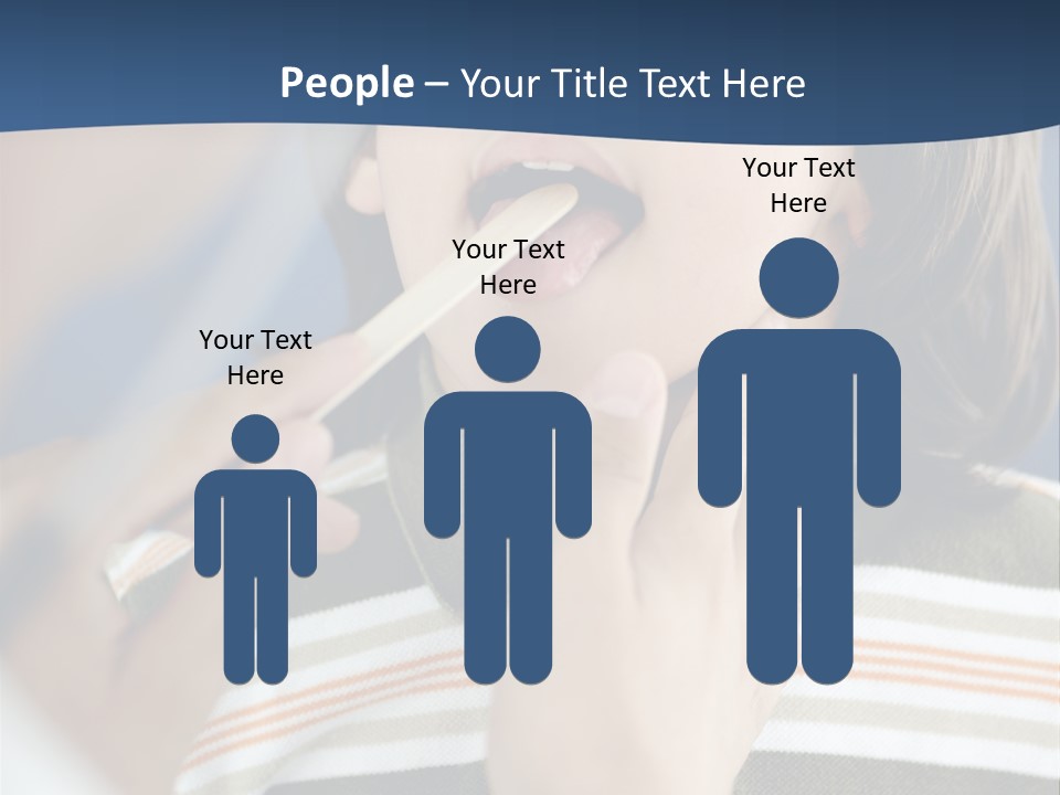 Open Child Dent PowerPoint Template