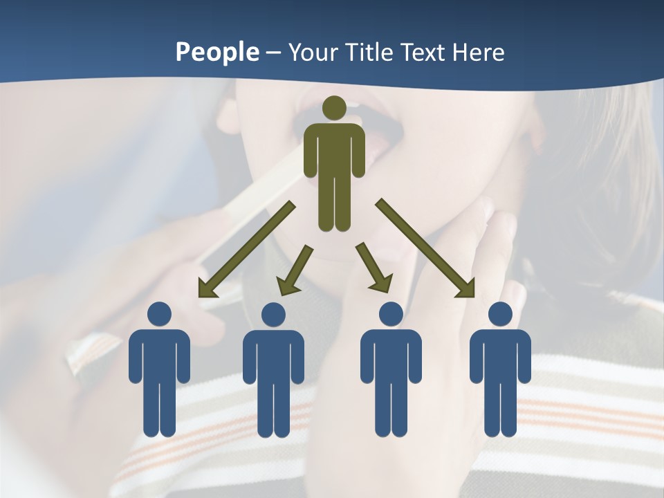 Open Child Dent PowerPoint Template