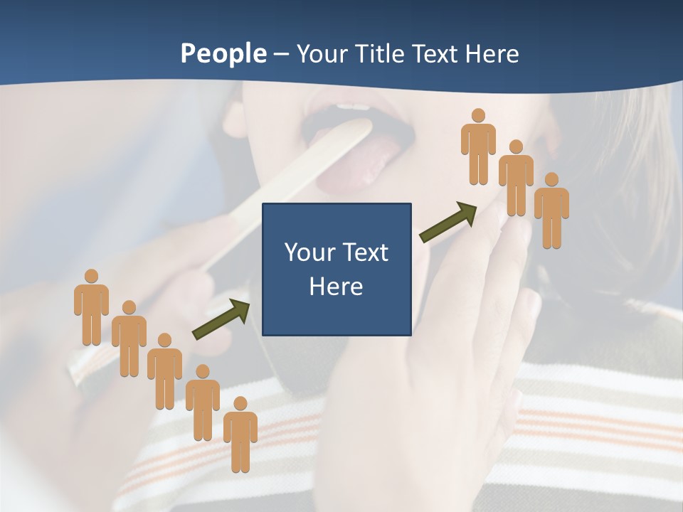 Open Child Dent PowerPoint Template