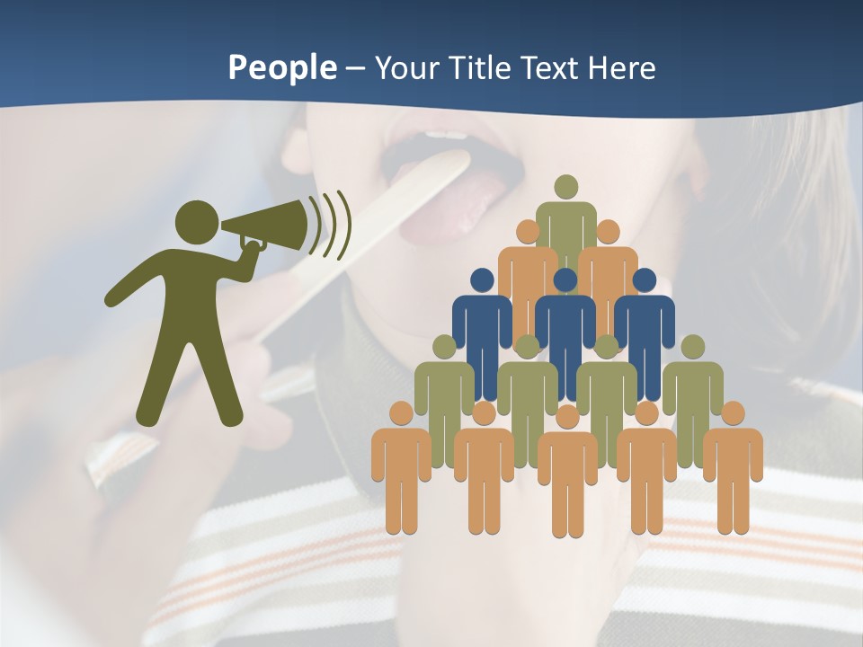 Open Child Dent PowerPoint Template