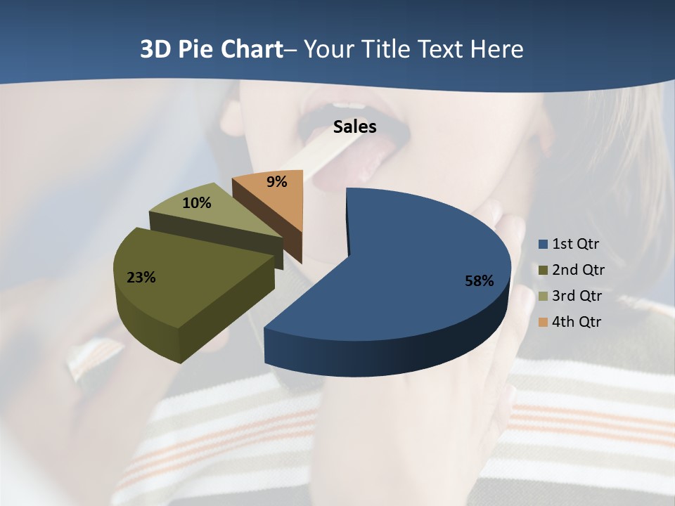 Open Child Dent PowerPoint Template
