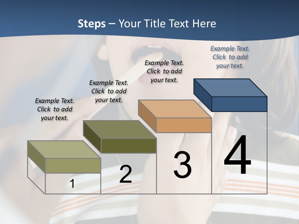Open Child Dent PowerPoint Template
