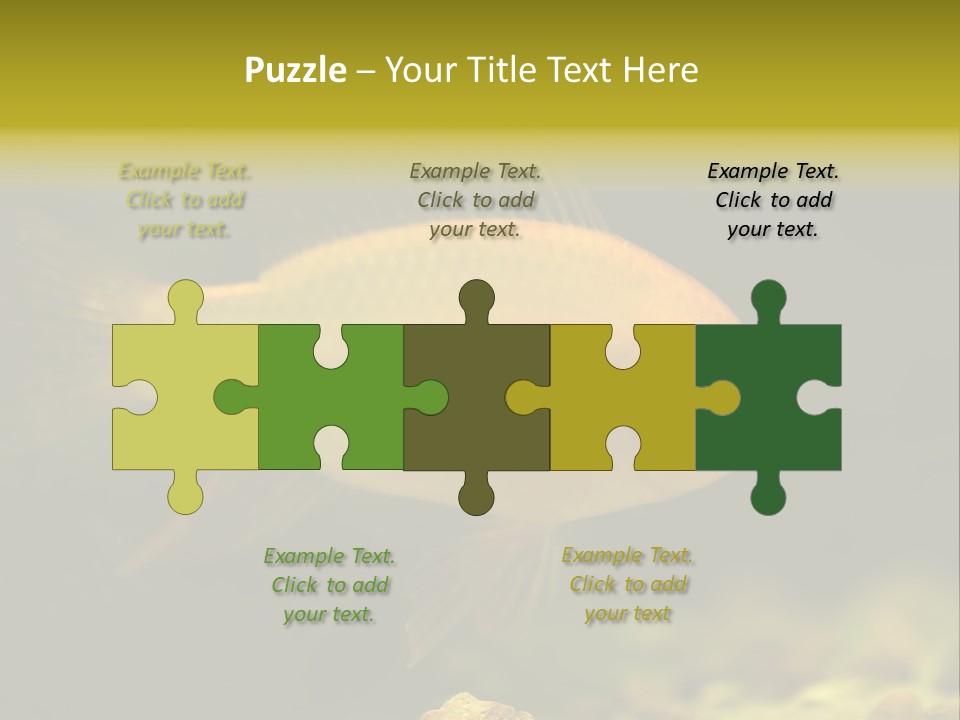 Aqua Altispinosus Green PowerPoint Template