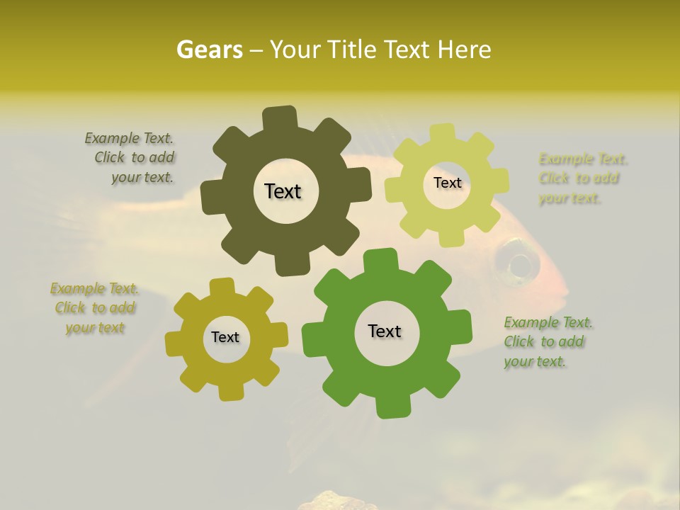 Aqua Altispinosus Green PowerPoint Template