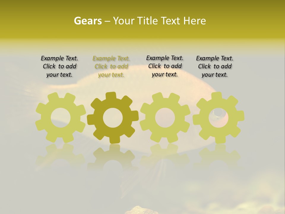 Aqua Altispinosus Green PowerPoint Template