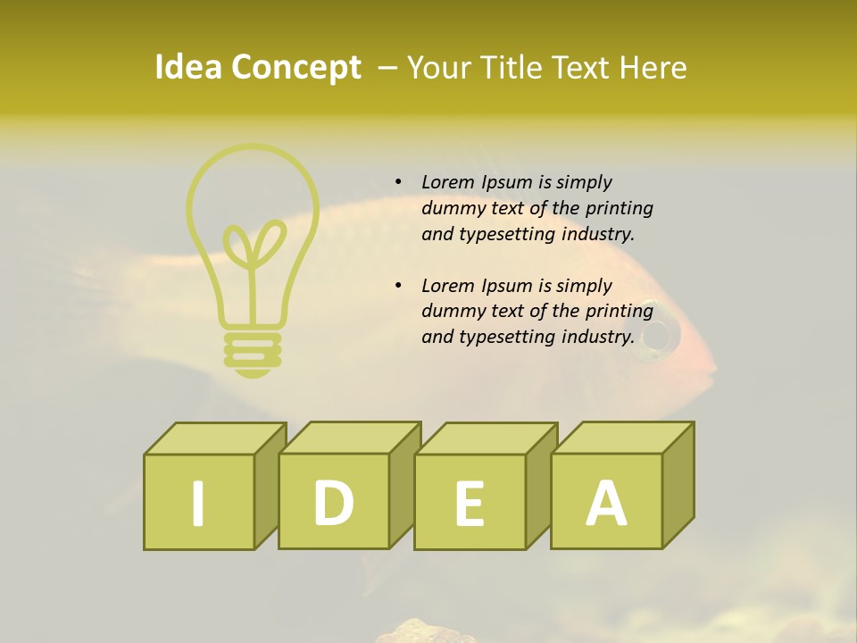 Aqua Altispinosus Green PowerPoint Template