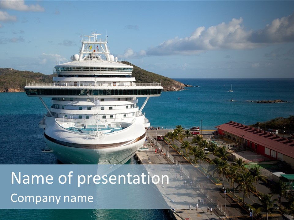 Palm Ocean Sail PowerPoint Template