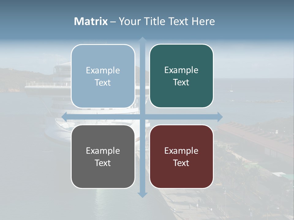 Palm Ocean Sail PowerPoint Template